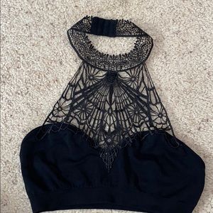 Black bralette